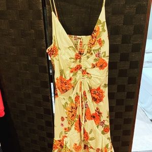 BNWOT , never worn , free people floral dress size medium